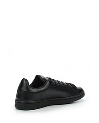 Женские черные кожаные кеды от Justin