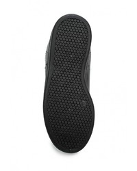 Женские черные кожаные кеды от Justin