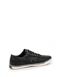 Мужские черные кожаные кеды от Keddo