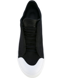 Женские черные кожаные кеды от Alexander McQueen