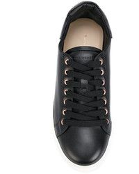 Женские черные кожаные кеды от Sophia Webster