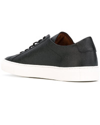 Мужские черные кожаные кеды от Common Projects