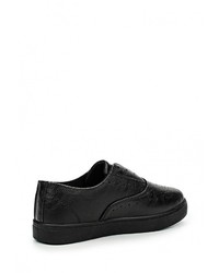 Женские черные кожаные кеды от Martin Pescatore