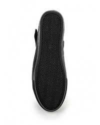 Женские черные кожаные кеды от Mirabella