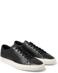 Мужские черные кожаные кеды от Common Projects