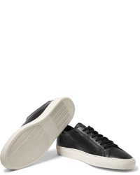 Мужские черные кожаные кеды от Common Projects