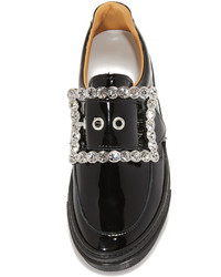 Женские черные кожаные кеды от Maison Margiela