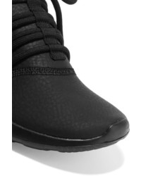 Женские черные кожаные кеды от Nike