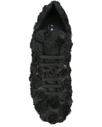 Женские черные кожаные кеды от Joshua Sanders