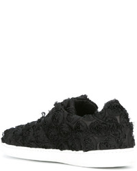 Женские черные кожаные кеды от Joshua Sanders