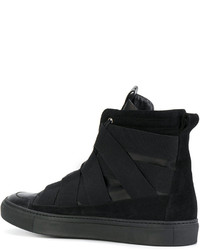 Мужские черные кожаные кеды от Damir Doma