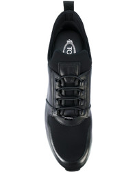 Женские черные кожаные кеды от Tod's