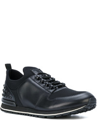 Женские черные кожаные кеды от Tod's