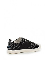 Женские черные кожаные кеды от Tony-p