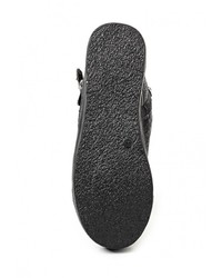 Женские черные кожаные кеды от Tulipano