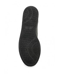 Мужские черные кожаные кеды от WS Shoes