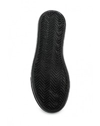 Женские черные кожаные кеды от Zona3