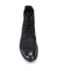 Мужские черные кожаные классические ботинки от Officine Creative