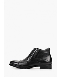 Мужские черные кожаные классические ботинки от Artio Nardini