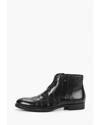 Мужские черные кожаные классические ботинки от Artio Nardini