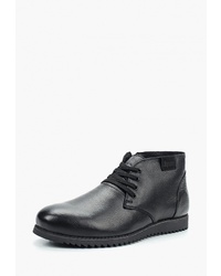 Мужские черные кожаные классические ботинки от Der Spur