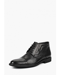 Мужские черные кожаные классические ботинки от Dino Ricci