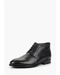 Мужские черные кожаные классические ботинки от Dino Ricci