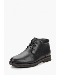 Мужские черные кожаные классические ботинки от Dino Ricci Select
