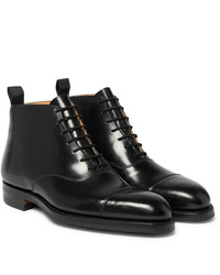 Мужские черные кожаные классические ботинки от George Cleverley