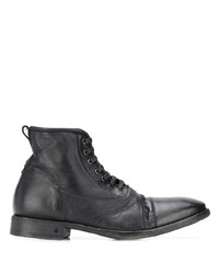 Мужские черные кожаные классические ботинки от John Varvatos