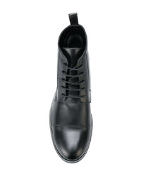 Мужские черные кожаные классические ботинки от Ann Demeulemeester Blanche