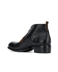 Мужские черные кожаные классические ботинки от Rocco P.