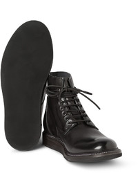 Мужские черные кожаные классические ботинки от Rick Owens