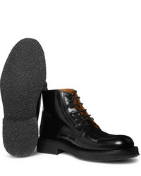 Мужские черные кожаные классические ботинки от Ami