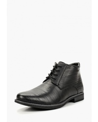Мужские черные кожаные классические ботинки от Tesoro