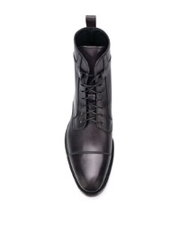 Мужские черные кожаные классические ботинки от Scarosso