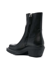 Мужские черные кожаные ковбойские сапоги от VTMNTS