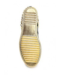 Черные кожаные кроссовки на танкетке от Botticelli Limited