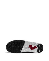 Мужские черные кожаные кроссовки с принтом от Nike