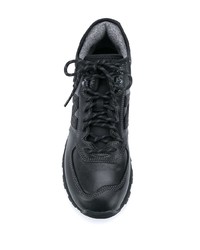 Мужские черные кожаные кроссовки от New Balance