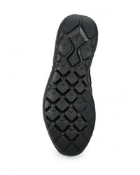 Мужские черные кожаные кроссовки от Anta