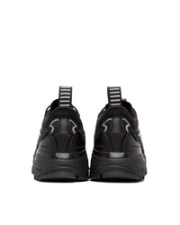 Мужские черные кожаные кроссовки от Random Identities