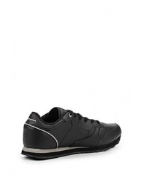 Мужские черные кожаные кроссовки от Champion