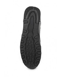 Мужские черные кожаные кроссовки от Champion