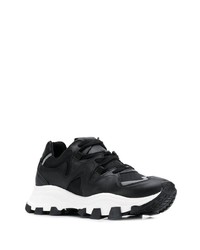 Мужские черные кожаные кроссовки от Cinzia Araia