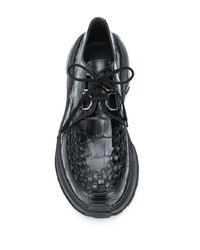 Мужские черные кожаные кроссовки от Maison Margiela