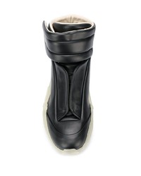 Мужские черные кожаные кроссовки от Maison Margiela