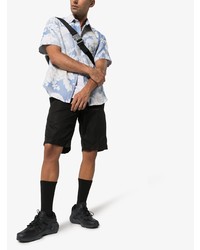 Мужские черные кожаные кроссовки от adidas