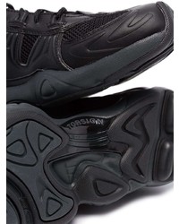 Мужские черные кожаные кроссовки от adidas