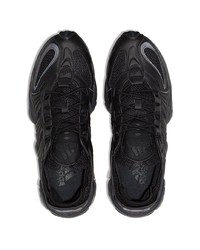 Мужские черные кожаные кроссовки от adidas